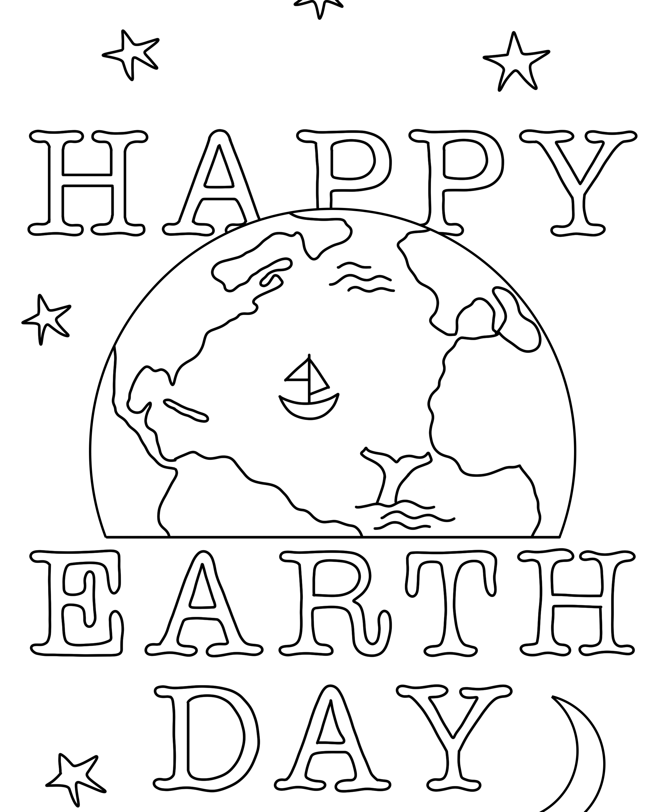 Kolorowanka czysta ziemia